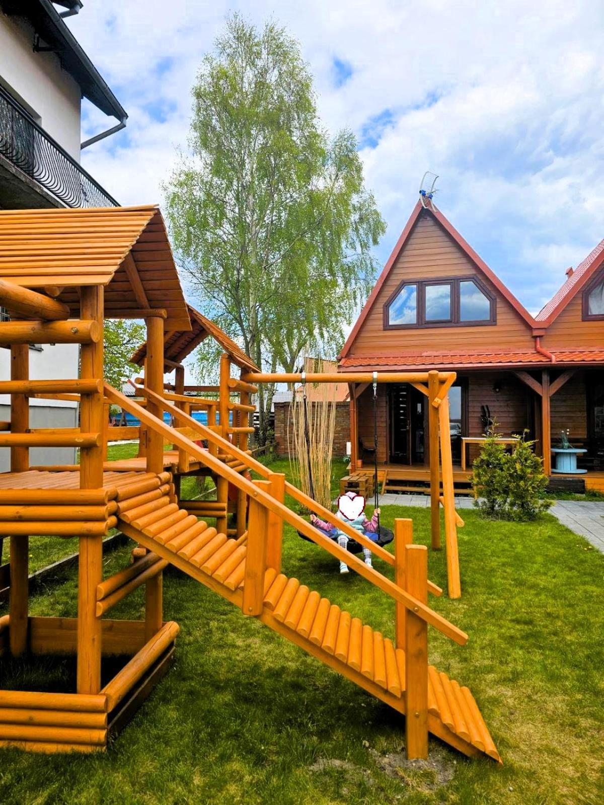 Domki Drewniane Zielona Łeba Exterior foto